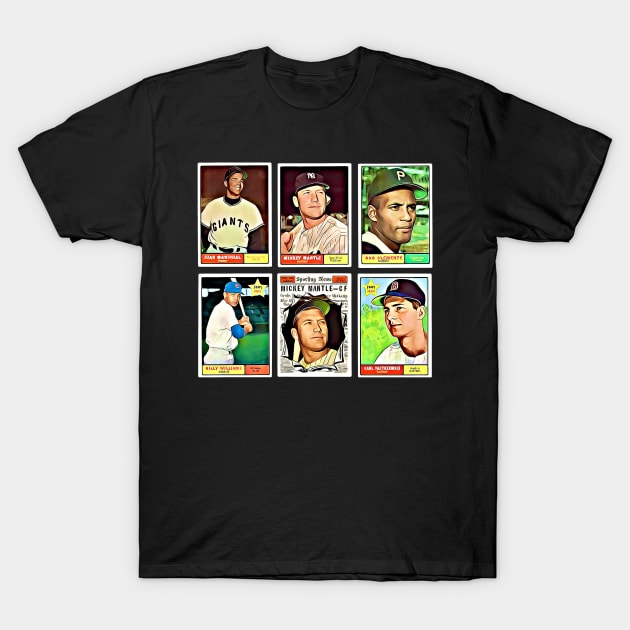 1961 MLB Legends T-Shirt by flashbackchamps